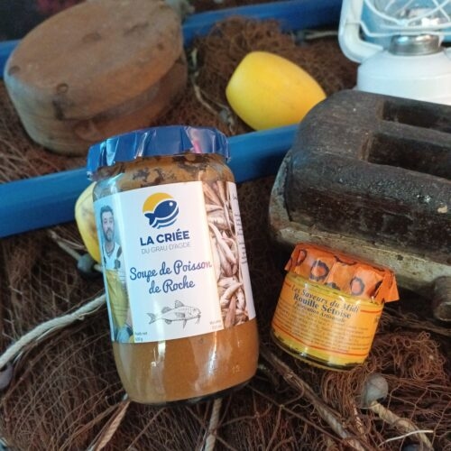 Soupe de poisson de la criée du Grau d'Agde avec sa rouille